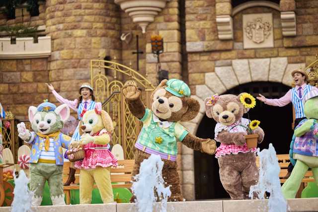 香港ディズニーランド ぬいぐるみ Duffy and Friends/GODIVA 2024